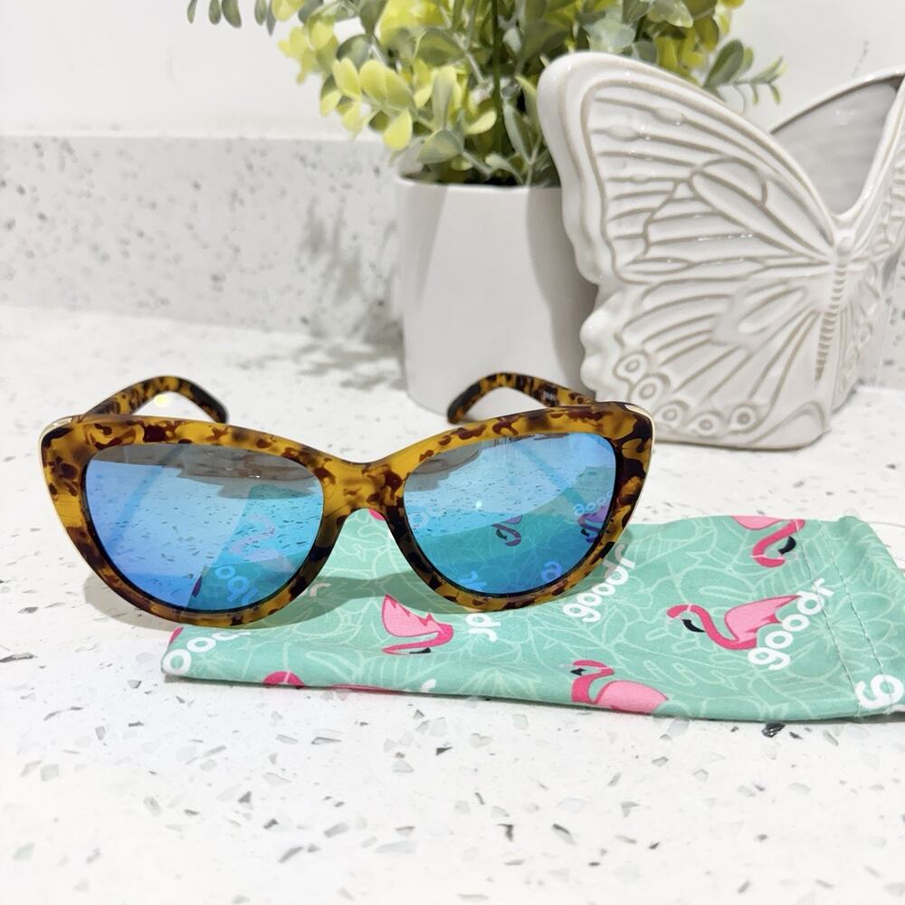 goodr Fast as Shell Polarized Sunglasses Tortoise KD